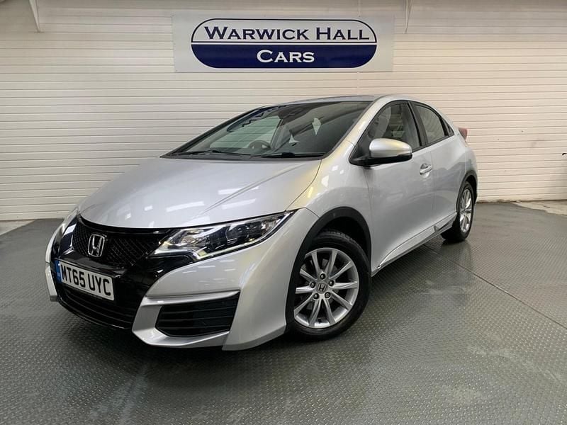 Silver Used 2015 Honda Civic S Hatchback | £8,095 (Fair price) - Image 1/2
