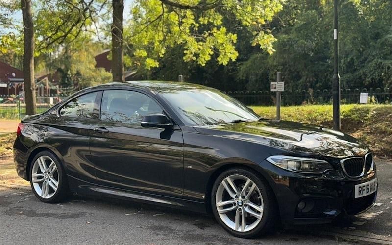 Black Used 2015 BMW 218 M Sport Coupe | £7,495 (Fair price) - Image 1/4
