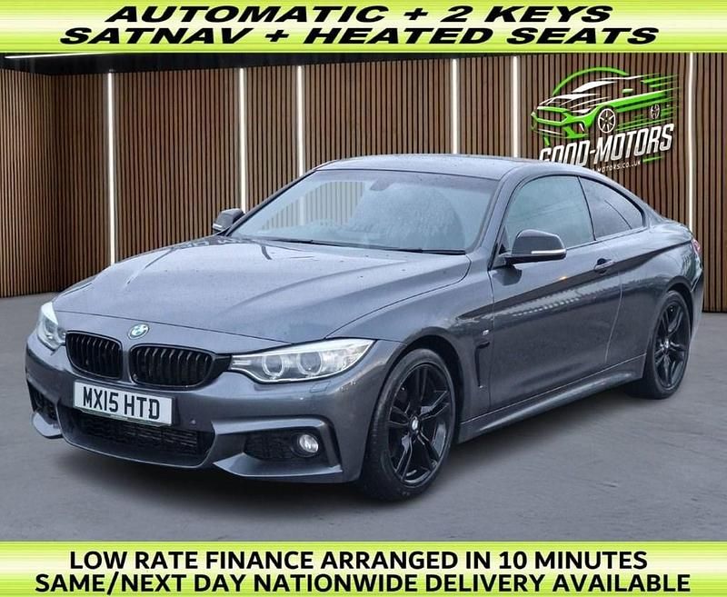 Grey Used 2015 BMW 420 M Sport Coupe | £7,477 (Good price) - Image 1/2