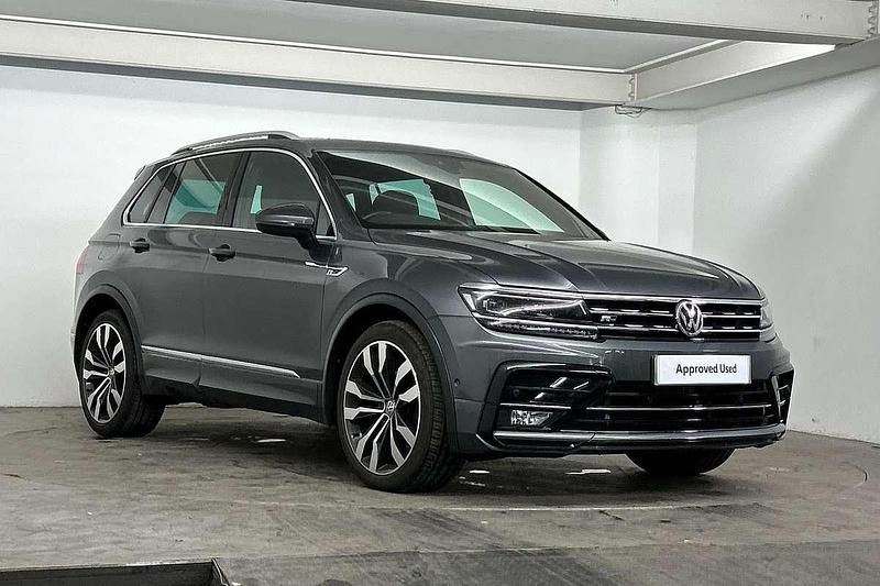 Grey Used 2020 VW Tiguan R-line SUV | £24,395 (Fair price) - Image 1/4
