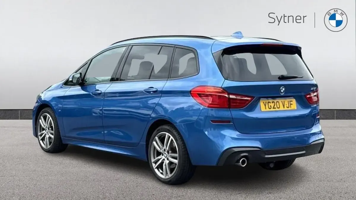 Used BMW 218 Gran Tourer M Sport 138 HP (101 kW) 2020 Blue MPV