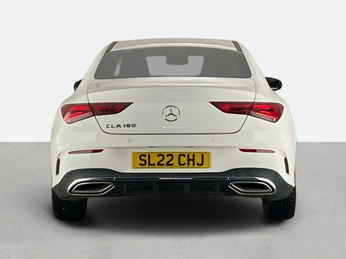 Used Mercedes CLA180 AMG line 136 HP (100 kW) 2022 White Sedan
