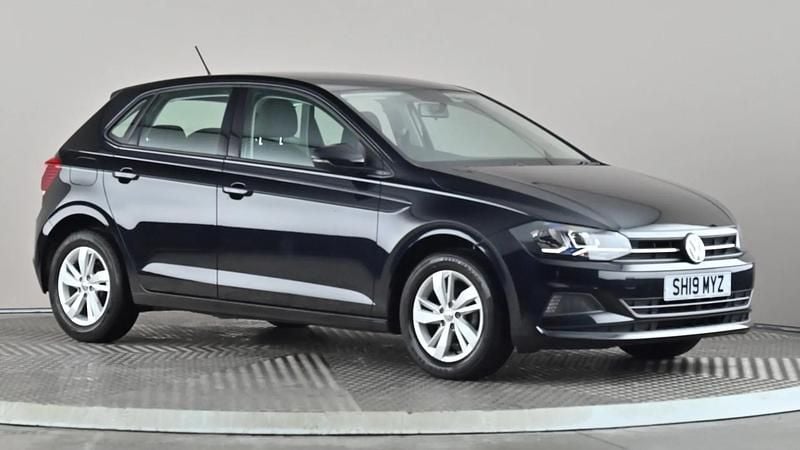 Black Used 2019 VW Polo SE Hatchback | £12,498 (Fair price) - Image 1/4