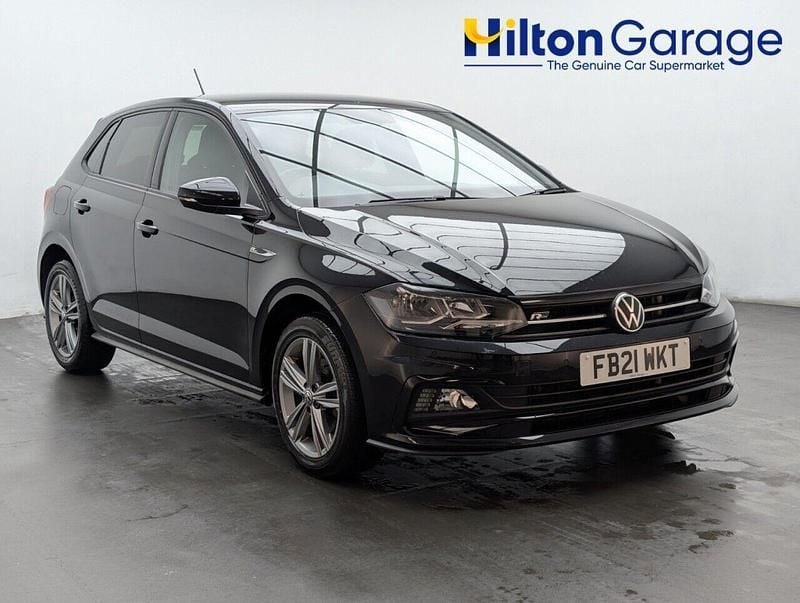 Black Used 2021 VW Polo R-line Hatchback | £14,850 (Fair price) - Image 1/4
