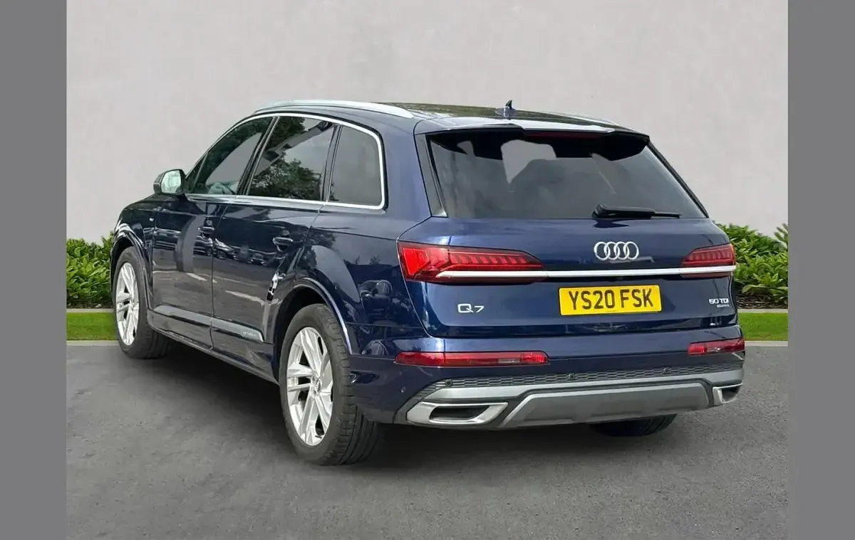 Used Audi Q7 S-Line 286 HP (210 kW) 2020 Blue SUV