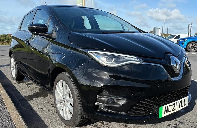 Black Used 2021 Renault Zoe Iconic Hatchback | £8,995 (Good price) - Image 1/1