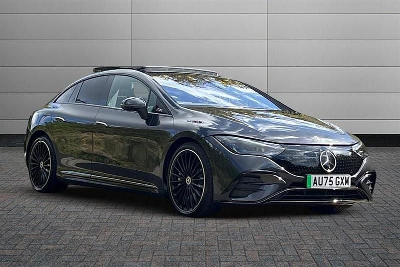 Graphite grey New 2025 Mercedes EQE350 AMG line Sedan | £58,990 (Expensive) - Image 1/4