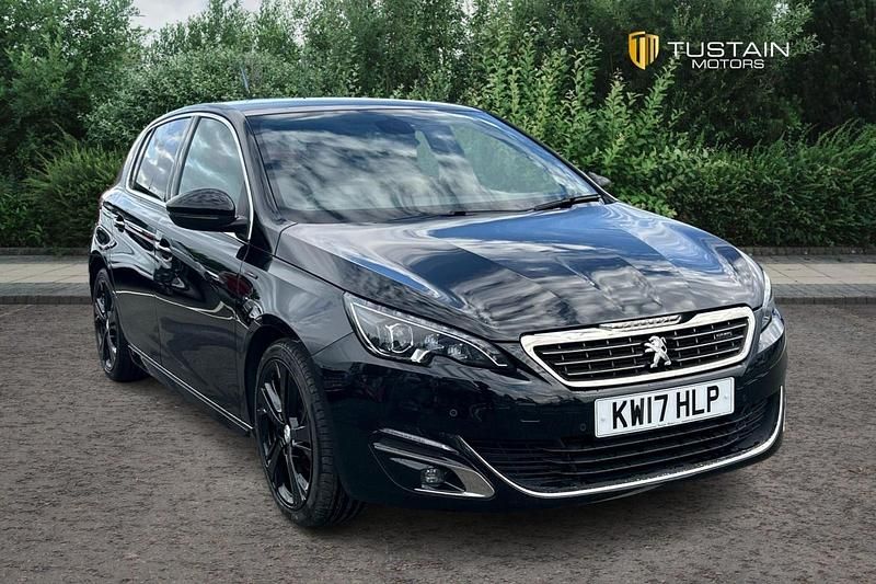 Black Used 2017 Peugeot 308 GT-line Hatchback | £7,999 (Fair price) - Image 1/4