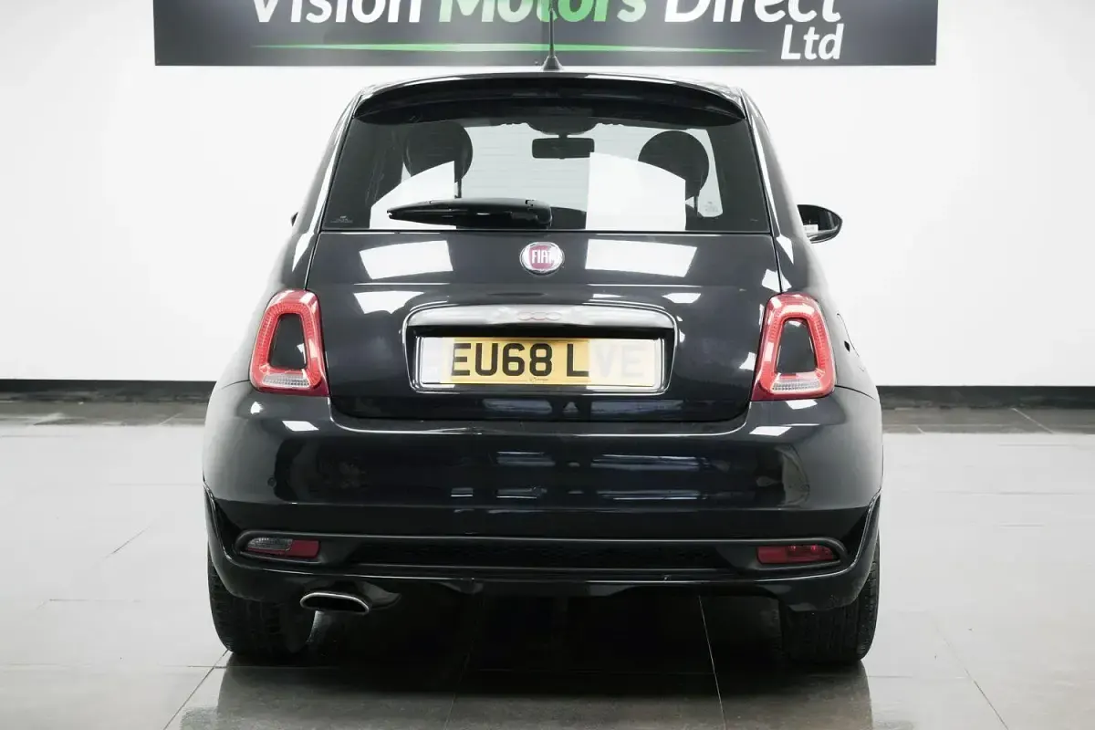 Used Fiat 500 S 69 HP (50 kW) 2018 Black Hatchback