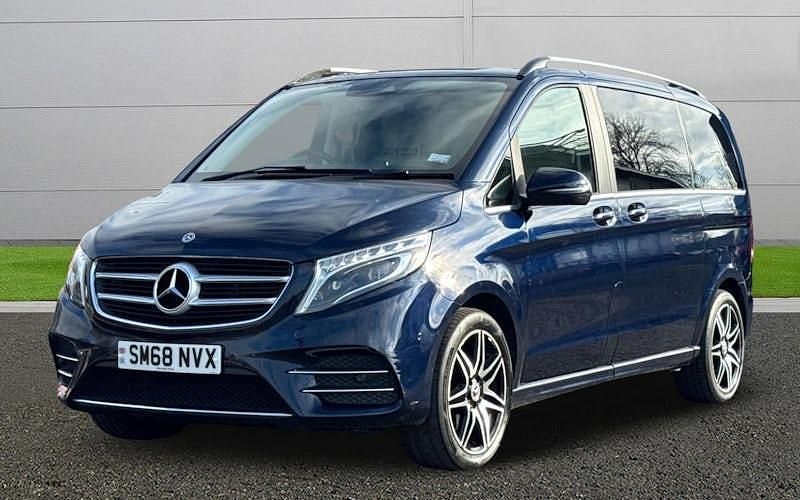 Used Mercedes V250 AMG line 190 HP (139 kW) 2018 Blue MPV