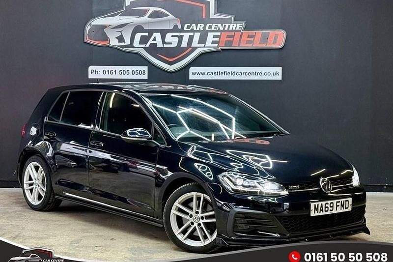 Black Used 2019 VW Golf VII GTD Hatchback | £18,695 (Good price) - Image 1/1
