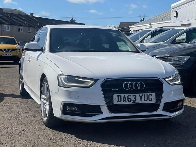 White Used 2013 Audi A4 S-Line Sedan | £5,995 (Fair price) - Image 1/3