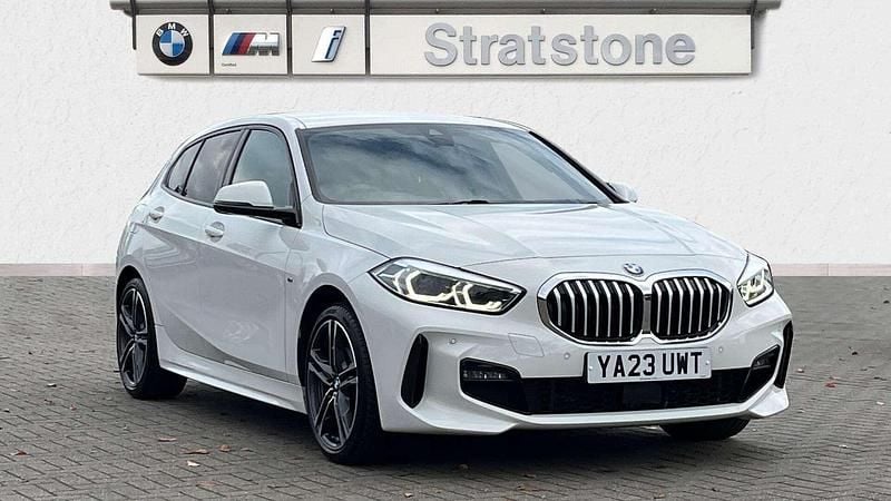White Used 2023 BMW 118 M Sport Hatchback | £22,743 (Fair price) - Image 1/3