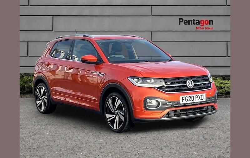 Used VW T-Cross R-line 113 HP (83 kW) 2020 Orange SUV