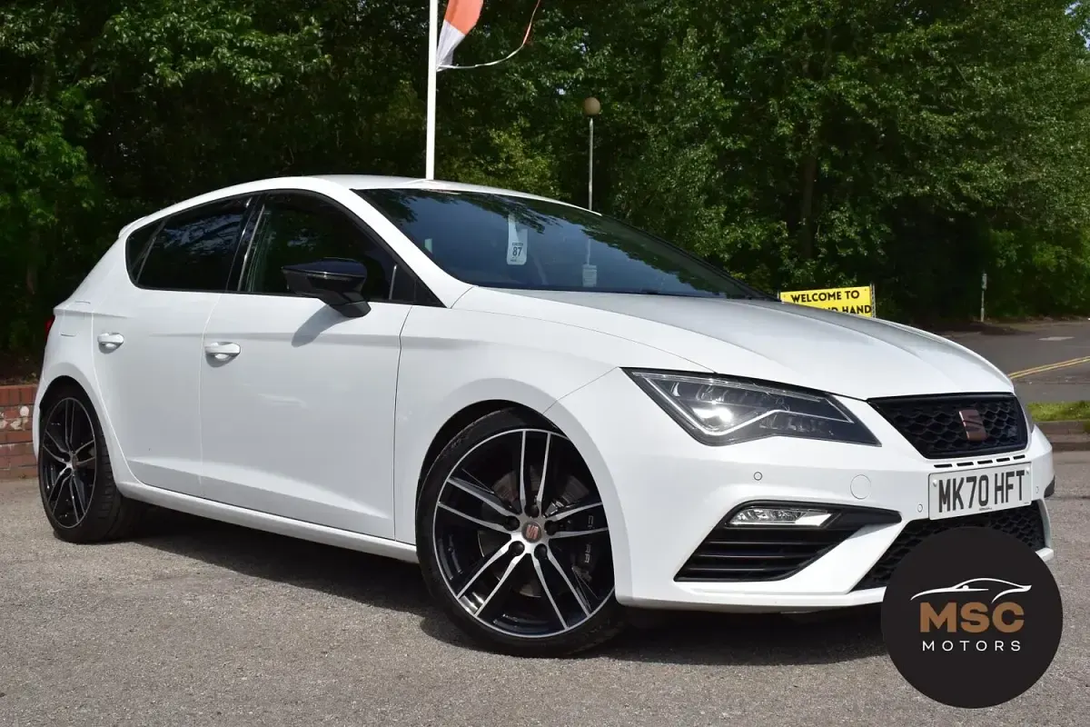 Used Seat Leon Cupra 290 290 HP (213 kW) 2020 White Hatchback