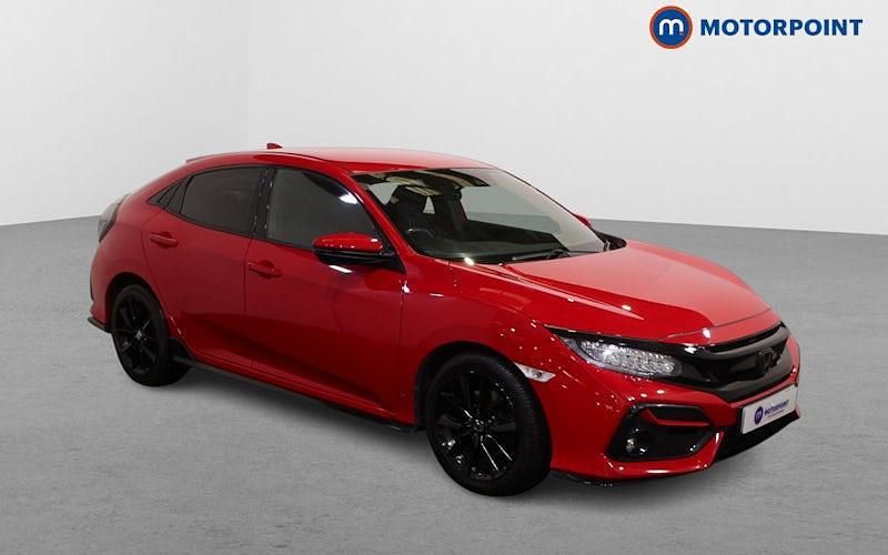 Used Honda Civic Sport 182 HP (133 kW) 2021 Red Hatchback
