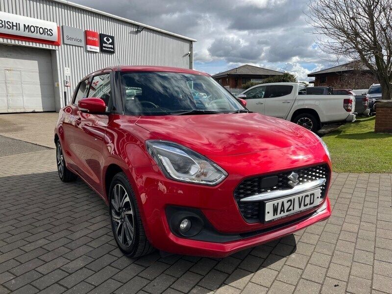 Red Used 2021 Suzuki Swift SZ5 Hatchback | £12,470 (Fair price) - Image 1/4