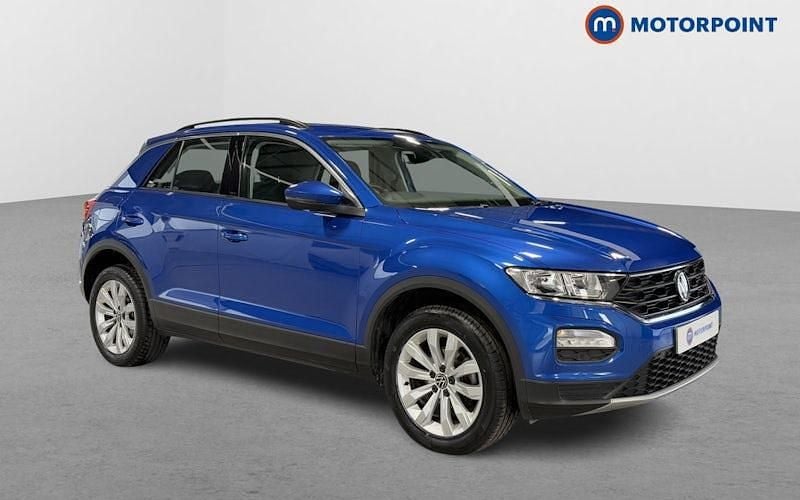 Blue Used 2021 VW T-Roc SE SUV | £17,399 (Fair price) - Image 1/4