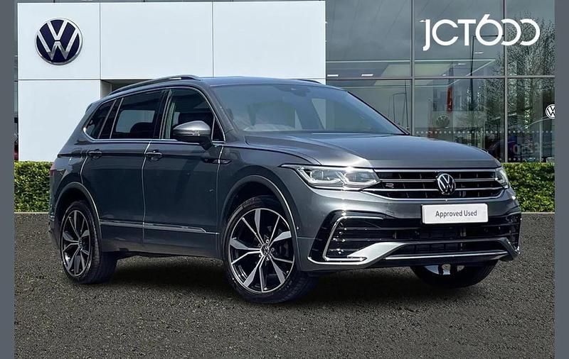 Grey Used 2024 VW Tiguan Allspace R-line SUV | £30,329 (Fair price) - Image 1/4