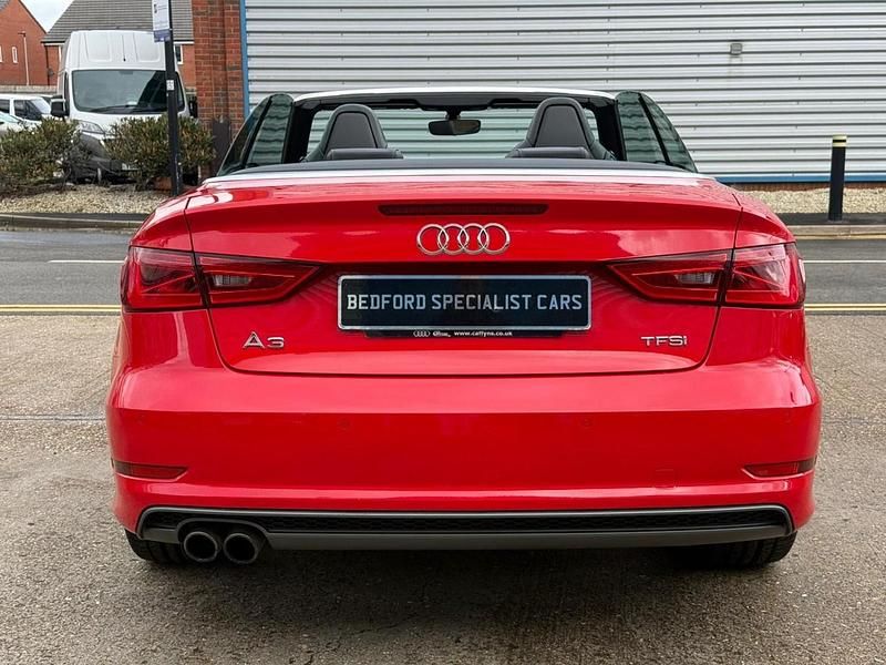 Used Audi A3 Cabriolet S-Line 150 HP (110 kW) 2015 Red Cabriolet