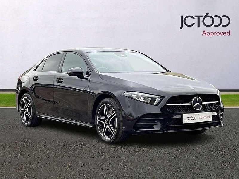Black Used 2021 Mercedes A250 AMG line Sedan | £16,848 (Good price) - Image 1/4