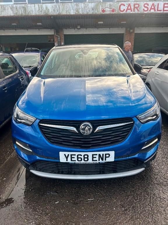 Used Vauxhall Grandland X Sport 130 HP (95 kW) 2018 Blue SUV