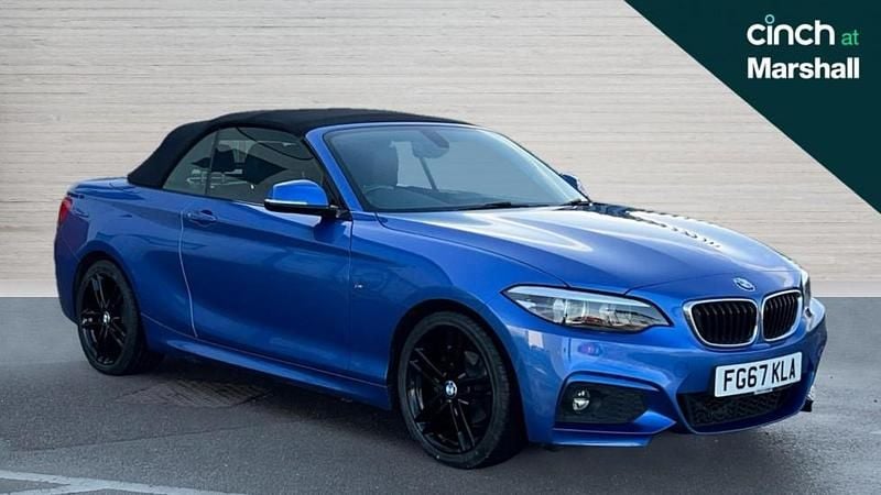 Blue Used 2017 BMW 218 M Sport Cabriolet | £9,555 (Fair price) - Image 1/4