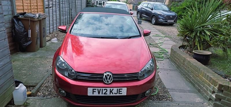 Used VW Golf Cabriolet GT 160 HP (117 kW) 2012 Red Cabriolet