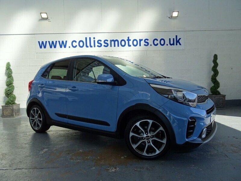 Blue Used 2019 Kia Picanto X-Line Hatchback | £9,295 (Fair price) - Image 1/4