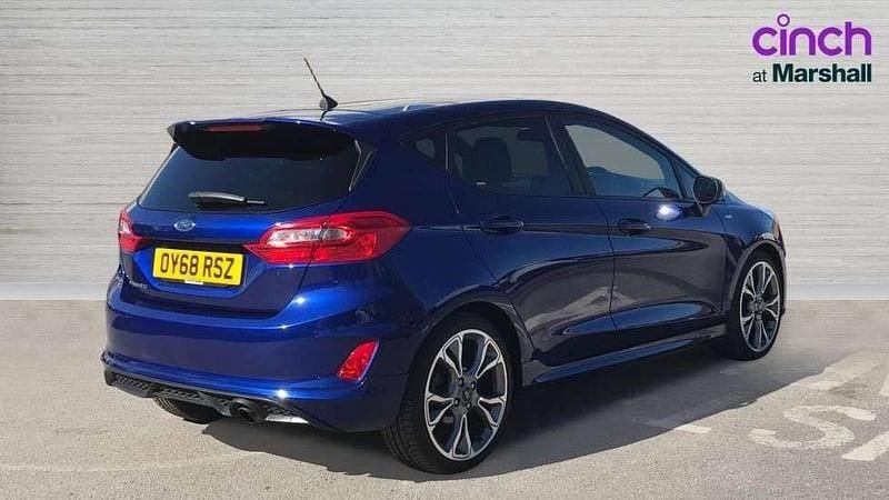 Used Ford Fiesta ST-Line 140 HP (102 kW) 2018 Blue Hatchback