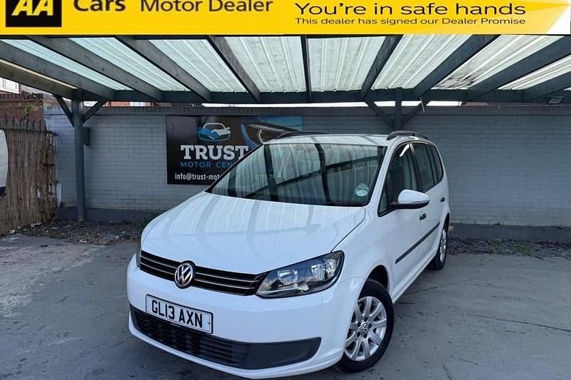 White Used 2013 VW Touran S MPV | £5,190 (Good price) - Image 1/1