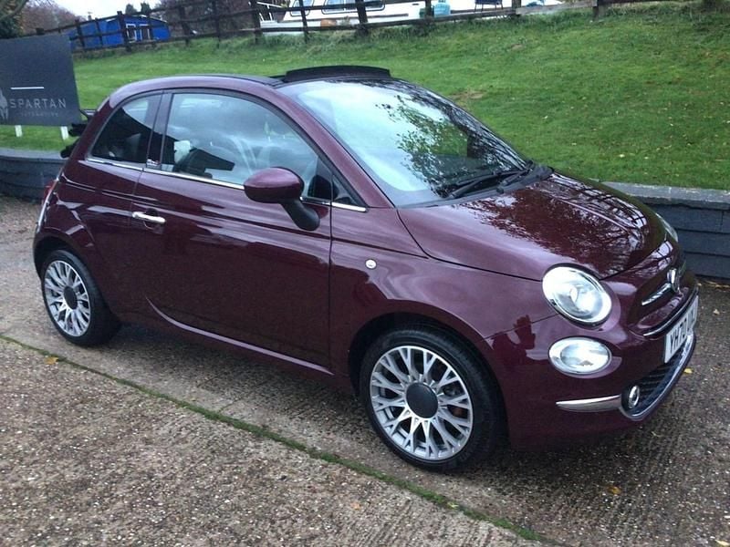 Used Fiat 500 Star 70 HP (51 kW) 2020 Red Cabriolet