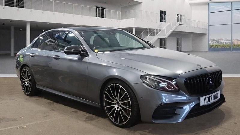 Grey Used 2017 Mercedes E350 AMG line Sedan | £11,995 (Expensive) - Image 1/4