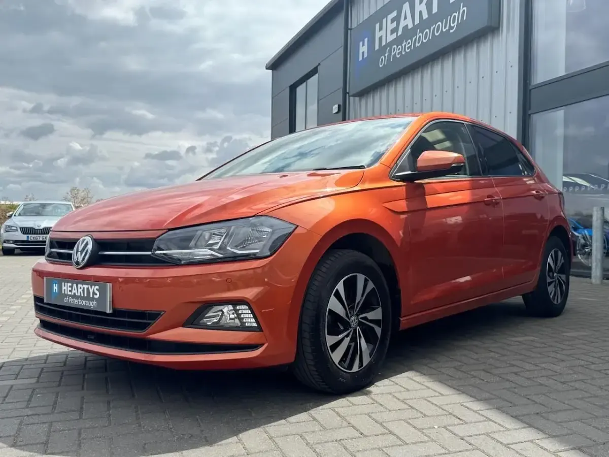 Used VW Polo Match 95 HP (69 kW) 2020 Orange Hatchback