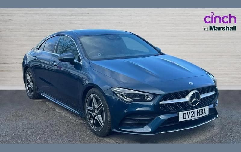 Used Mercedes CLA180 AMG Line Premium Plus 134 HP (98 kW) 2021 Blue Sedan