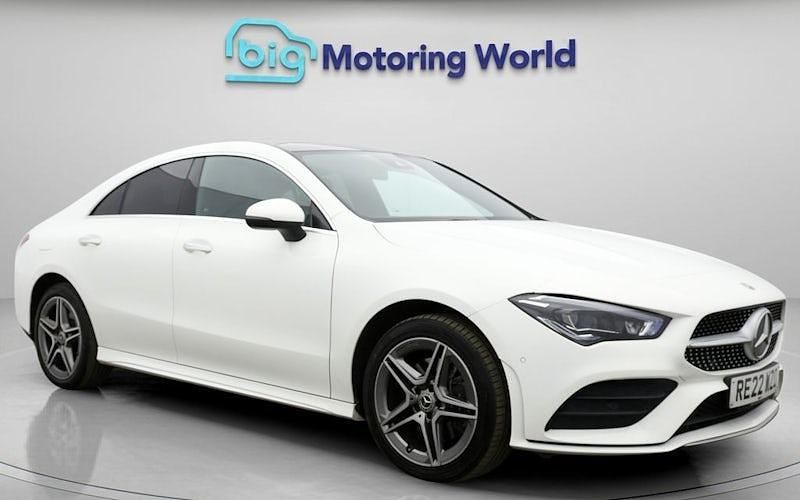 Used Mercedes CLA250e AMG Line Premium Plus 259 HP (190 kW) 2022 White Sedan