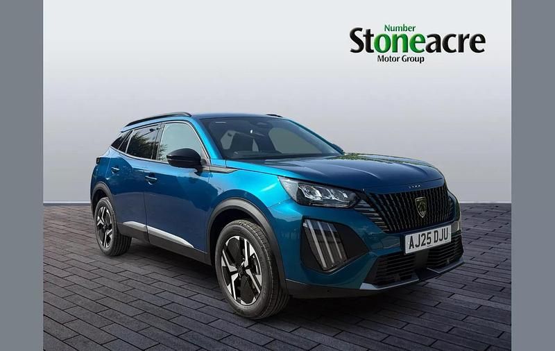 Blue New 2025 Peugeot 2008 Allure SUV | £22,495 - Image 1/4