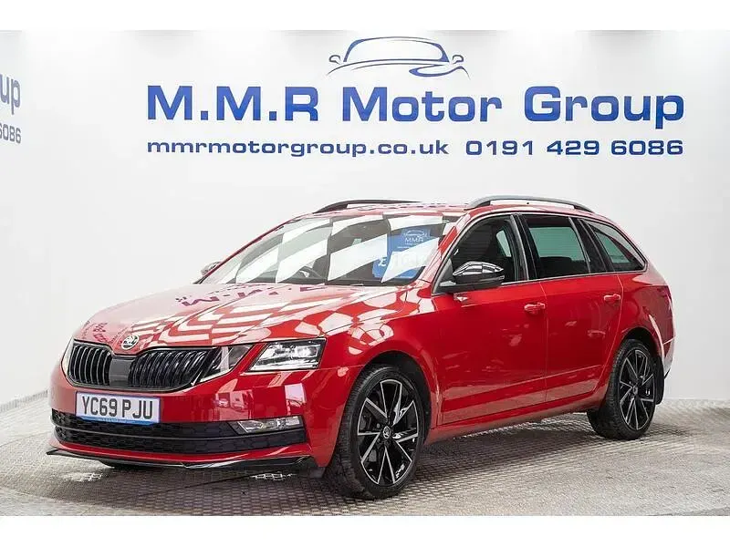 Used Skoda Octavia SportLine 150 HP (110 kW) 2019 Red Estate