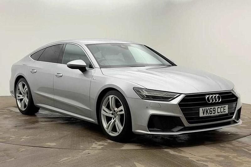 Used Audi A7 Sportback S-Line 245 HP (180 kW) 2019 Silver Hatchback