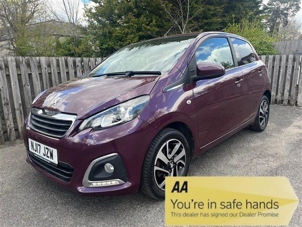 Purple Used 2017 Peugeot 108 Allure Hatchback | £5,495 (Fair price) - Image 1/1