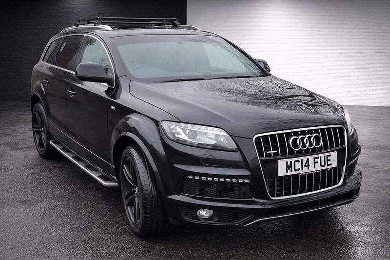 Used Audi Q7 S-line plus 245 HP (180 kW) 2014 Black SUV