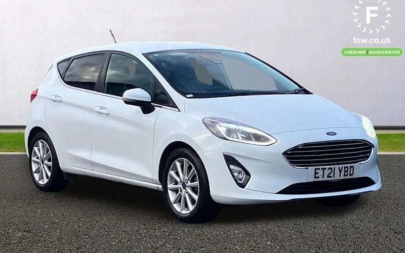 White Used 2021 Ford Fiesta Titanium Hatchback | £11,199 (Super price) - Image 1/4