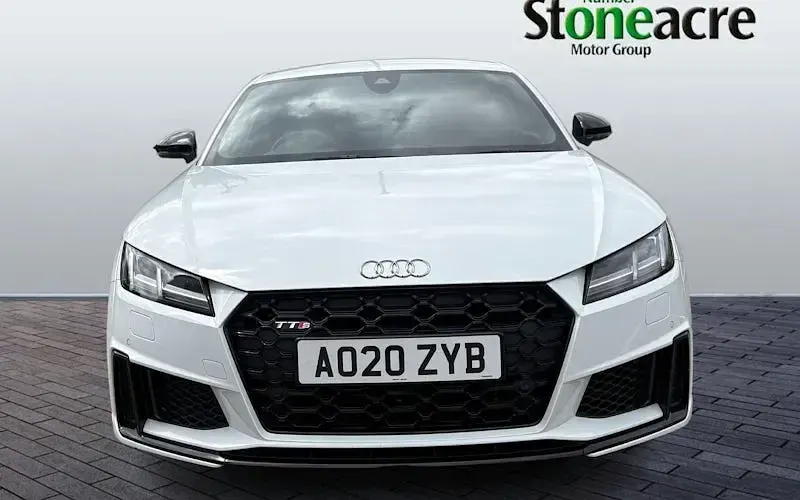 Used Audi TTS Black Edition 306 HP (225 kW) 2020 White Coupe