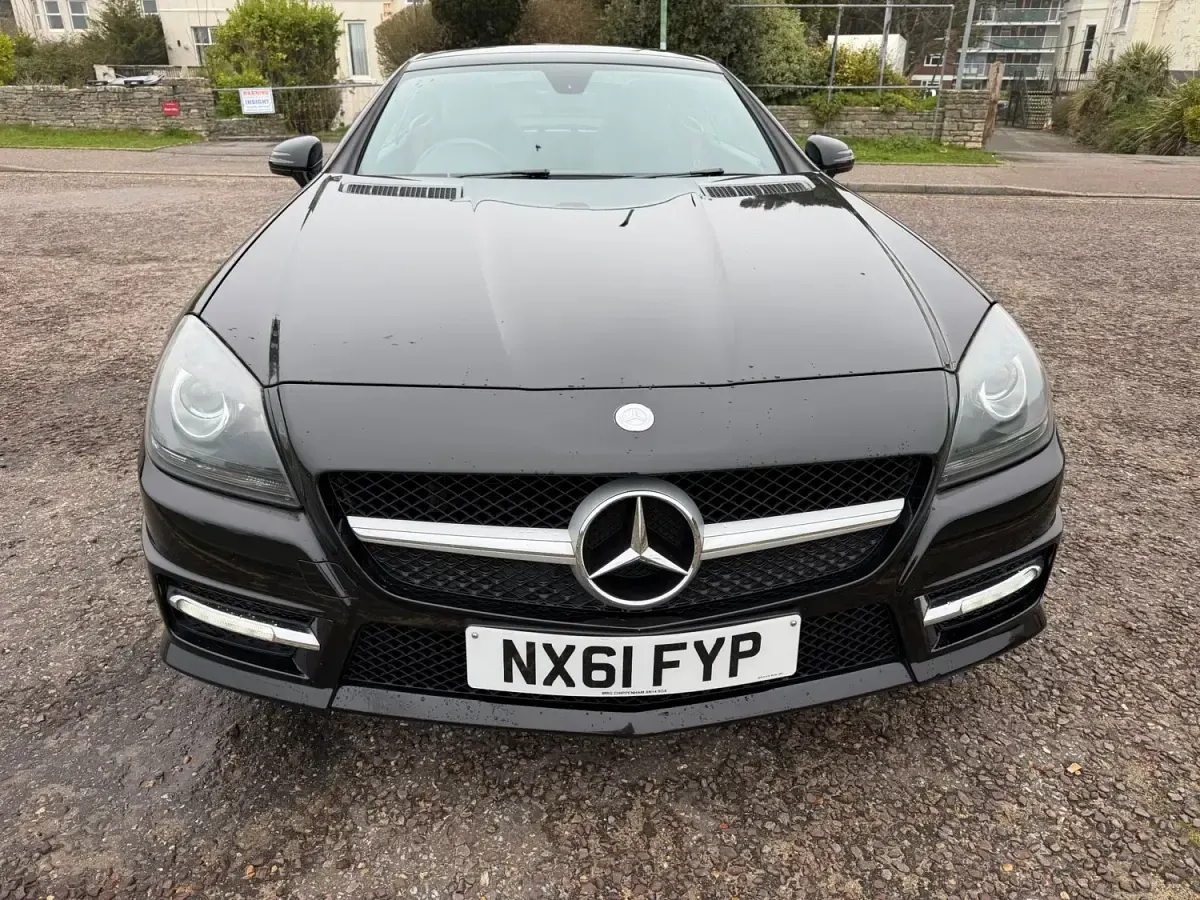 Usado Mercedes SLK250 AMG 2012 Negro Descapotable