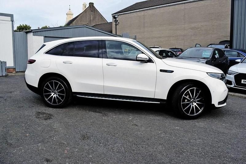 Used Mercedes EQC400 AMG line 300 kW (408 HP) 2022 White SUV