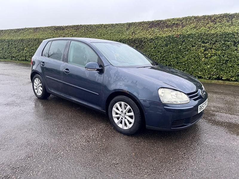 Used VW Golf V Match 105 HP (77 kW) 2007 Blue Hatchback