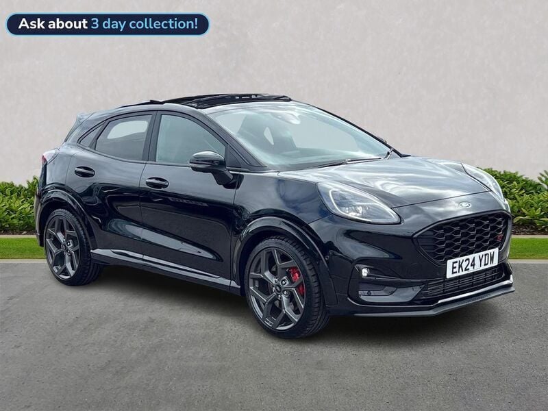 Black Used 2024 Ford Puma ST SUV | £24,475 (A bit pricey) - Image 1/4