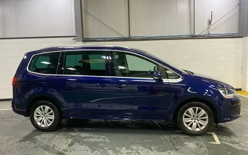 Used VW Sharan SE 150 HP (110 kW) 2021 Blue MPV