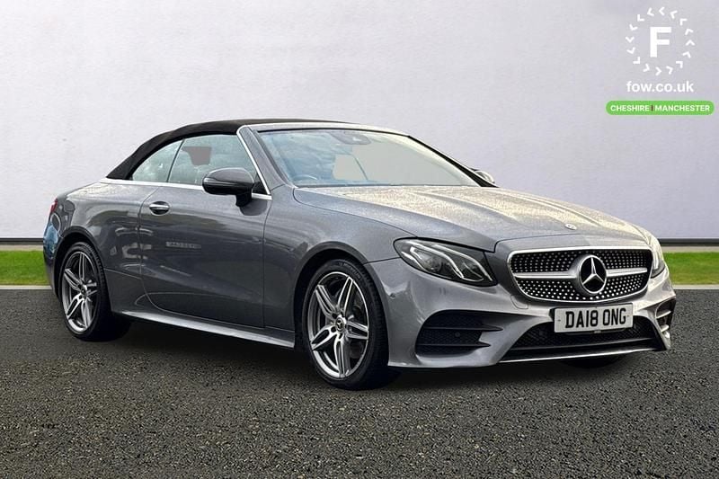 Grey Used 2018 Mercedes E220 AMG Line Premium Cabriolet | £18,099 (Good price) - Image 1/4