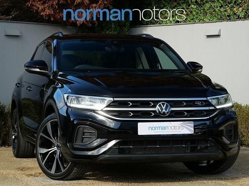 Black Used 2022 VW T-Roc R-line SUV | £23,995 (Fair price) - Image 1/3